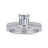 14K White Gold Diamond Matching Wedding Band - 0.22 ct