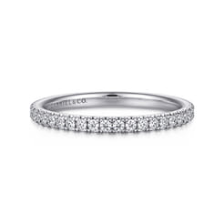 14K White Gold Diamond Matching Wedding Band