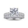 14K White Gold Diamond Matching Wedding Band - 0.4 ct