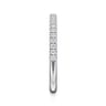 14K White Gold Diamond Matching Wedding Band - 0.22 ct