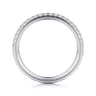 14K White Gold Diamond Matching Wedding Band - 0.22 ct