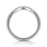 14K White Gold Diamond Matching Wedding Band - 0.23 ct