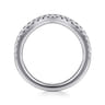 14K White Gold Diamond Matching Wedding Band - 0.3 ct