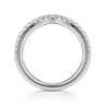 14K White Gold Diamond Matching Wedding Band - 0.3 ct