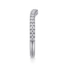 14K White Gold Diamond Matching Wedding Band - 0.3 ct