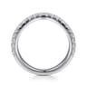 14K White Gold Diamond Matching Wedding Band - 0.5 ct