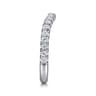14K White Gold Diamond Matching Wedding Band - 0.5 ct