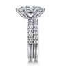 14K White Gold Diamond Matching Wedding Band - 0.5 ct