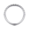 14K White Gold Diamond Matching Wedding Band - 0.5 ct
