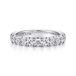 14K White Gold Diamond Matching Wedding Band