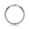 14K White Gold Diamond Matching Wedding Band - 0.25 ct