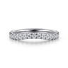 14K White Gold Diamond Matching Wedding Band - 0.35 ct