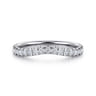 14K White Gold Diamond Matching Wedding Band - 0.3 ct