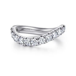 14K White Gold Diamond Matching Wedding Band