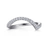 14K White Gold Diamond Matching Wedding Band - 0.25 ct
