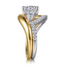 14K White Gold Diamond Matching Wedding Band - 0.25 ct