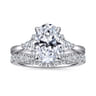 14K White Gold Diamond Matching Wedding Band - 0.4 ct