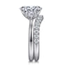 14K White Gold Diamond Matching Wedding Band - 0.4 ct
