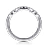 14K White Gold Diamond Matching Wedding Band - 0.18 ct