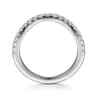14K White Gold Diamond Matching Wedding Band - 0.3 ct