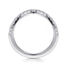 14K White Gold Diamond Matching Wedding Band - 0.3 ct