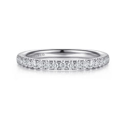 14K White Gold Diamond Matching Wedding Band