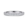 14K White Gold Diamond Matching Wedding Band - 0.3 ct