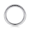 14K White Gold Diamond Matching Wedding Band - 0.3 ct