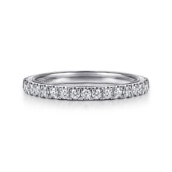 14K White Gold Diamond Matching Wedding Band