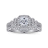 14K White Gold Diamond Matching Wedding Band - 0.11 ct
