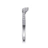 14K White Gold Diamond Matching Wedding Band - 0.11 ct