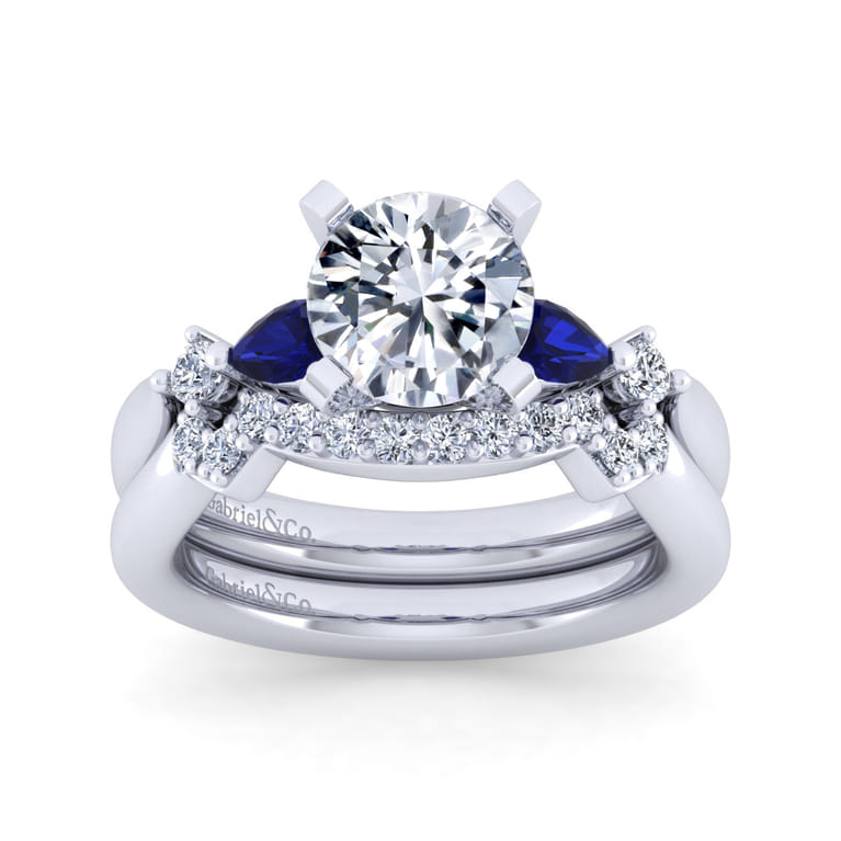 14K White Gold Diamond Matching Wedding Band - 0.17 ct - Shot 4