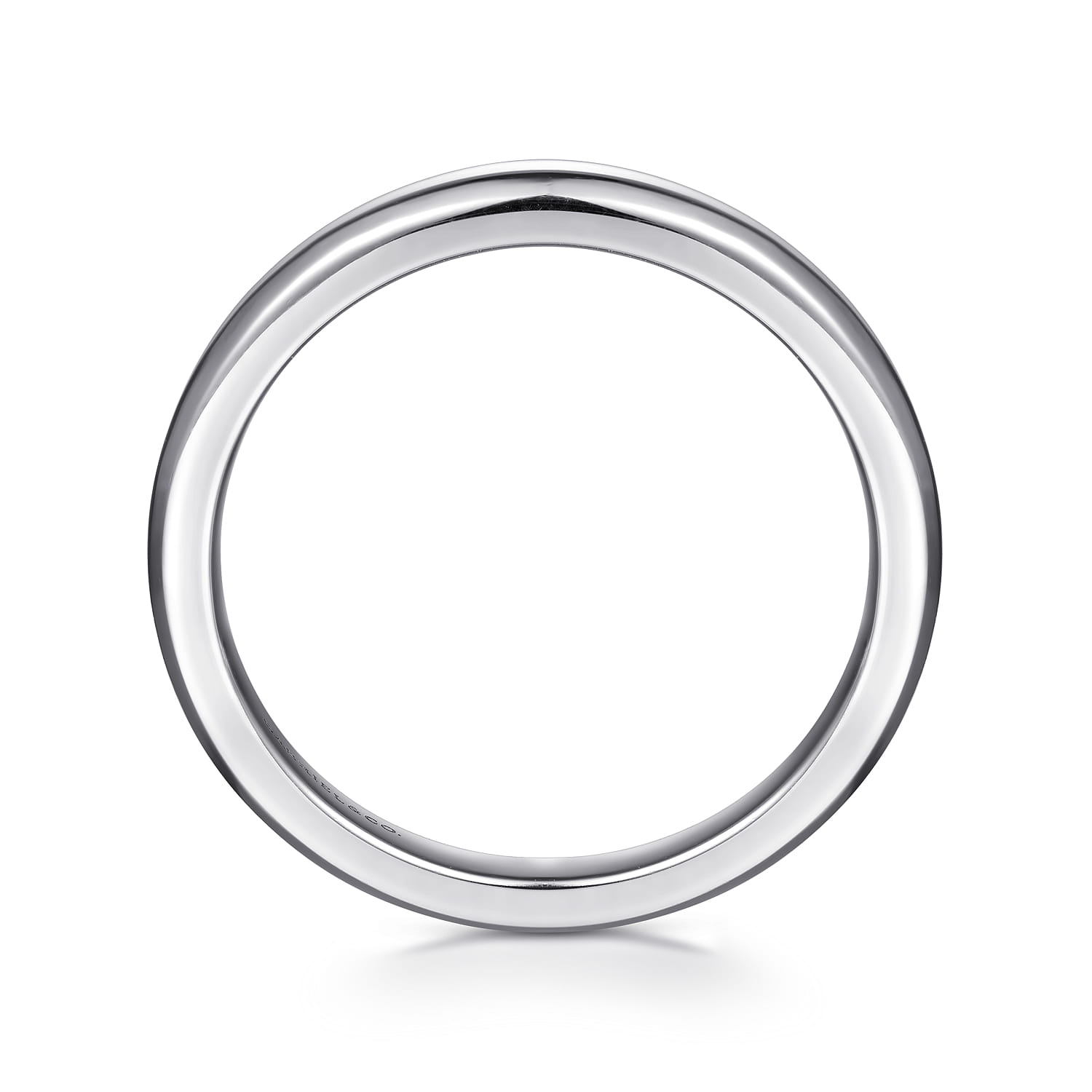 14K White Gold Diamond Matching Wedding Band - Shot 2