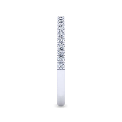 14K White Gold Diamond Matching Wedding Band