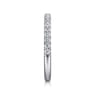 14K White Gold Diamond Matching Wedding Band - 0.3 ct