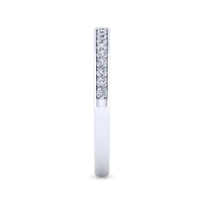 14K White Gold Diamond Matching Wedding Band