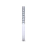 14K White Gold Diamond Matching Wedding Band - 0.2 ct