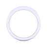 14K White Gold Diamond Matching Wedding Band - 0.2 ct