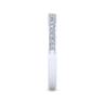 14K White Gold Diamond Matching Wedding Band - 0.2 ct