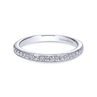 14K White Gold Diamond Matching Wedding Band