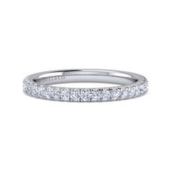 14K White Gold Diamond Matching Wedding Band