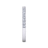 14K White Gold Diamond Matching Wedding Band - 0.35 ct