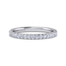 14K White Gold Diamond Matching Wedding Band - 0.35 ct