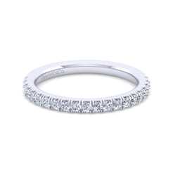 14K White Gold Diamond Matching Wedding Band