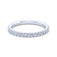 14K White Gold Diamond Matching Wedding Band