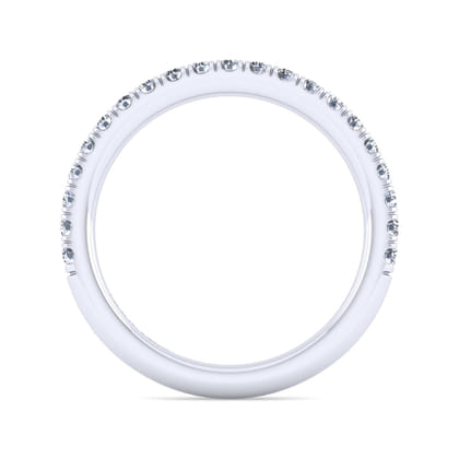 14K White Gold Diamond Matching Wedding Band
