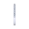 14K White Gold Diamond Matching Wedding Band - 0.36 ct