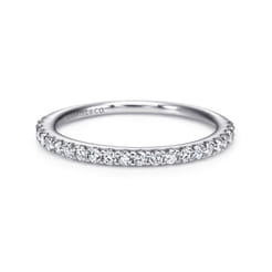 14K White Gold Diamond Matching Wedding Band