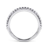 14K White Gold Diamond Matching Wedding Band - 0.27 ct
