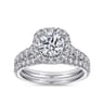 14K White Gold Diamond Matching Wedding Band - 0.35 ct